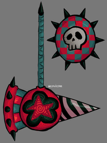 quebra-ossos, joão-grilo's weapon prop