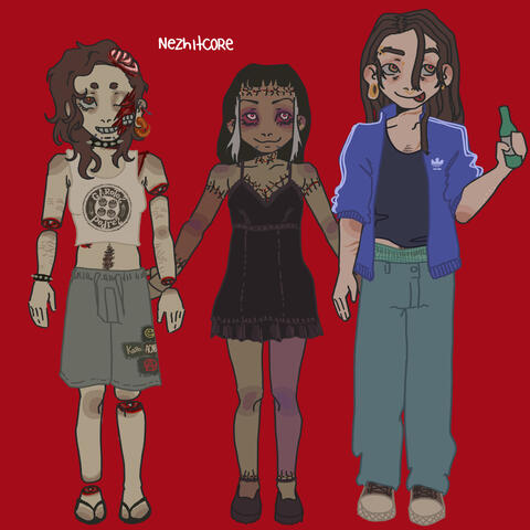 maxine, isabelle and klaus full-body